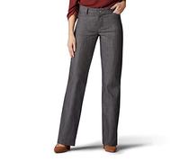 Lee Ultra Lux Comfort with Flex Motion Trouser Pant Pantalons, Rinçage au Carbone, 44 Femme