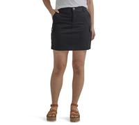 Lee Ultra Lux Comfort with Flex-to-go Cargo Skort Jupe-Short, Noir, 34 Femmes