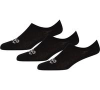 Lee Unisex 3 Pack Invisible Trainer Socks Noir 6-8 Unisex