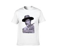 Lee Van Cleef Western Actor Movie The Bad Mens Short Sleeve White XL