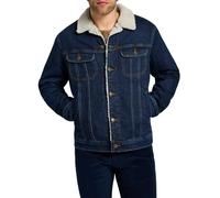 Lee Veste en jean Sherpa pour homme, Cidre chaud, S