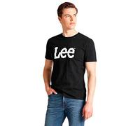 Lee T-Shirt 'WOBBLY LOGO TEE' noir / blanc, Taille XXL