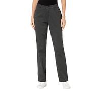 Lee Women’s Relaxed Fit All Day Straight Leg Pant, 20 Long, Charcoal Heather
