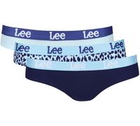 Lee Women's Laura Cotton Brazilian Brief Blu/Animal/Navy 14 (L) Female