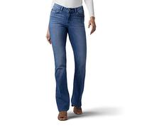 LEE Women's Modern Series Curvy Fit Bootcut Jean with Hidden Pocket, Majestic, 14