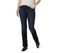 Lee Women's Regular Fit Bootcut Jean, Blackout, 14 Long