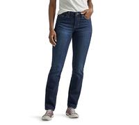 Lee Women's Regular Fit Straight Leg Jean, Nightshade, 10 Short