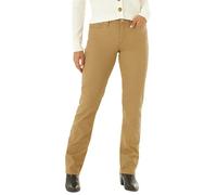 Lee Women's Regular Fit Straight Leg Jean, Tigers Eye, 16