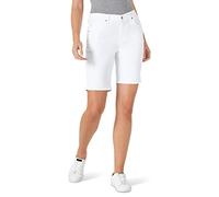 Lee Women's Relaxed Fit Bermuda Short, White, 4