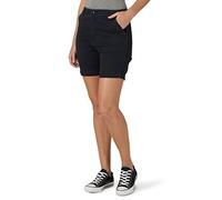 Lee Women's Ultra Lux Carpenter Short, Black, 4