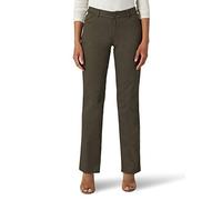 Lee Wrinkle Free Relaxed Fit Straight Leg Pant Culotte, Frontier Olive, 36 Femme