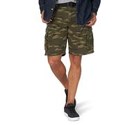 Lee Wyoming Short Cargo avec Ceinture, Camouflage de Combat, 33W Homme