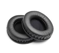 Leeadwaey 1 Pair Earphone Pad Portable Soft Dustproof Washable Noise Reduction Replacing Headphone Cup Indoor Net Bar Headset Cover 80mm, Black, 80mm