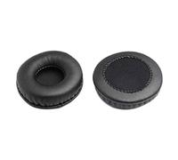 Leeadwaey 1 Pair Earphone Pad Portable Soft Dustproof Washable Noise Reduction Replacing Headphone Cup Indoor Net Bar Headset Cover 90mm, Black, 90mm