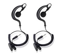 Leeadwaey Air Tube Listen Only Earpieces with 3.5mm Plug for Walkie Talkie/Two Way Radio