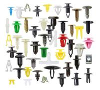 Leeadwaey Color Size Random Universal Fender Retainer Clips Plastic Trim Splash Shield Fastening Push Pins Automobile 200 Pieces