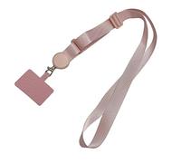 Leeadwaey Cordon universel réglable pour téléphone portable - Anti-perte - Rose clair