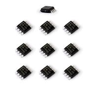 Leeadwaey Lot de 10 puces de circuit intégré SMD NE555 555