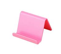 Leeadwaey Plastic Desk Mount Stand Base Cellphone Holder Flexible Support Home Supplies itchen Accessories for Smartphone Tablet Pink