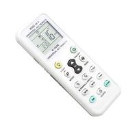 Leeadwaey Universal Air Conditioner Remote Control Portable 8-10m LCD Display Battery Operated Indoor Hotel Controller E-Heat Button
