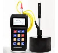 Leeb Kit de testeur de dureté portable avec bloc de test, mètre de dureté et capteur de dureté en métal très précis, équipement de test de dureté, dispositif d'impact de type D