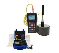 Leeb Testeur de dureté portable pour métaux avec capteur 170 à 960 HLD Métaux Duromètre HL, HB, HRB, HRC, HRA, HV, HS avec dispositif d'impact standard de type D pour métal 360°
