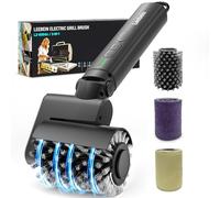 Leebein Brosse Électrique pour Barbecue, 2026 Brosse Électrique Nettoyage 3 Vitesses & Angle Réglable avec 3 Têtes Remplaçables, 150 Min Autonomie, Résistante à l'eau et aux Hautes Températures
