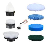 Leebein Electric Spin Scrubber Têtes de Brosse de Rechange, 7pcs Kit d'Accessoires de Brosse Supplémentaire pour Toutes Les Marques de Brosse de Nettoyage sans Fil ANS-8050 & ANS-8051 (Non YMG-818)