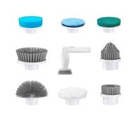 Leebein Têtes de Brosse de Rechange pour YMG-818/820 Brosse Électrique Nettoyage Rotative, Kit d'Accessoires de Brosse Supplémentaire 8pcs pour Brosse Électrique YMG-818/820 - Machine Non Inclus