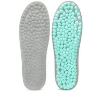 Leebey Semelles Chaussures Confort Homme Femmes Semelles Gel - Respirantes, douces et amortissantes - Douleur au Talon Gris 37/38