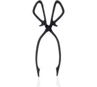 Leecroft Heavy Duty pince à charbon Noir WI1240 (Taille unique) (Une seule couleur)