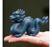 LEEDJUINE Sculpture faite à la main Zisha Dragon Tea Pet Sculpture, 9,5 cm, accessoire traditionnel chinois pour cérémonie du thé