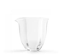 LEEDJUINE Tasse hexagonale en verre équitable, 180 ml, distributeur de thé résistant à la chaleur Kung Fu chinois, accessoires