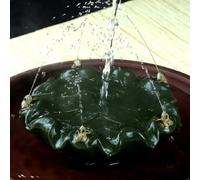 LEEDJUINE Thé Pet Feuille de lotus changeant de couleur, 13 cm, accessoires de décoration créative pour animaux de compagnie Kung Fu