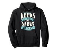 Leeds, c'est là que commence mon histoire Cool Home Town Travel Sweat à Capuche