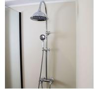 9012447 Leeds colonne de douche chromée avec mitigeur mécanique