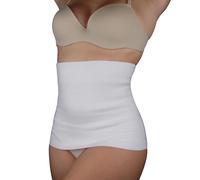 Leedya Bandeau lombaire support dos élastique 100 % fabriqué en Italie, pancera abdominal chauffant pour maux de dos - Pancera post-opératoire en laine et coton (Tg 3/S 60/75 cm)
