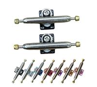 Leefai G3 Trucks de touche professionnels avec pivot inversé et axes simples et coques pivotantes (noir 34 mm)