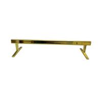 LEEFAI Mini barre de touche Pro en métal pour vos rampes et parc, 20,6 x 6,9 x 3,8 cm - Les meilleurs obstacles pour la touche - Couleur (doré)