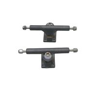 LEEFAI Professinal Fingerboards Trucks 34 mm Diamond - Skateboard Pro à axe unique avec tasses pivotantes et écrous autobloquants (métal naturel)