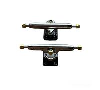 LEEFAI Trucks Pro Touches 32/34/36 mm 4.0 Kingpin standard avec plaque de base matérielle Couleur et taille (34 mm, noir)