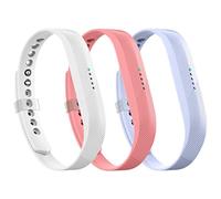Leefox Fitbit Flex 2 bandes, réglable Fit Bit Flex 2 accessoires en silicone de remplacement Bracelets W/fermeture Fermoir Fitness Sangle pour Original Fitbit Flex 2, pas de tracker, C-3-cute-classic-B
