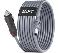 Leehitec 3m Starlink Mini câble d'alimentation, Adaptateur Allume-Cigare 12V-24V vers câble DC d'alimentation étanche 18 AWG pour Starlink Mini, camions, Bateaux