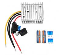 Leehitech Convertisseur DC/DC 20-72V à 12V 10A 120W,Régulateur Buck Étanche IP68,96% Haute Efficacité,Faible Courant de Repos,Protection Complète, Adapté à Golfette,Chariot,Scooter,Bateau,Solaire