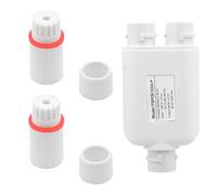 Leehitech Extenseur PoE extérieur 1 entrée 2 sorties, IP67 étanche 10/100 Mbps 30 W PoE Ethernet, IEEE802.3af/at/bt Extension supplémentaire de 100 m (328 pieds), Plug and Play pour caméras IP