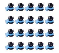 LEEINTO 10/20/30/50Pcs Clip Tuyau Intégré Pince Bowden Couplage pour Métal V6 Radiateur Hotend Tube 4MM Pince Extrudeuse Connecteur