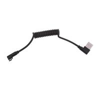 LEEINTO Câble de Charge Rapide 60W, Cordon d'extension USB A vers Micro USB enroulé à Ressort, Cordon Flexible de synchronisation de données 480Mbps pour téléphone Portable