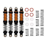 LEEINTO Lot de 4 amortisseurs de chocs en métal pour échelle 1/10 SCX10 90046 AXI03007 TRX6 Modèle Crawler Heavy Duty Accessoires 1/10 Échelle Crawler