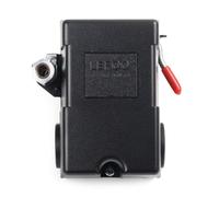 LEEINTO Pressostat Compresseur d'air Commutateurs de contrôle de Pression Robuste à Quatre Ports Compresseur d'air Contrôle de Pression 90-125Psi/140-175Psi