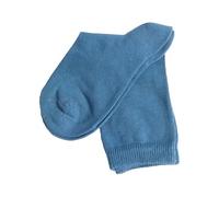Leela Cotton 3317 Chaussettes pour bébé 98 % coton biologique Unisexe, Bleu denim, 21-23